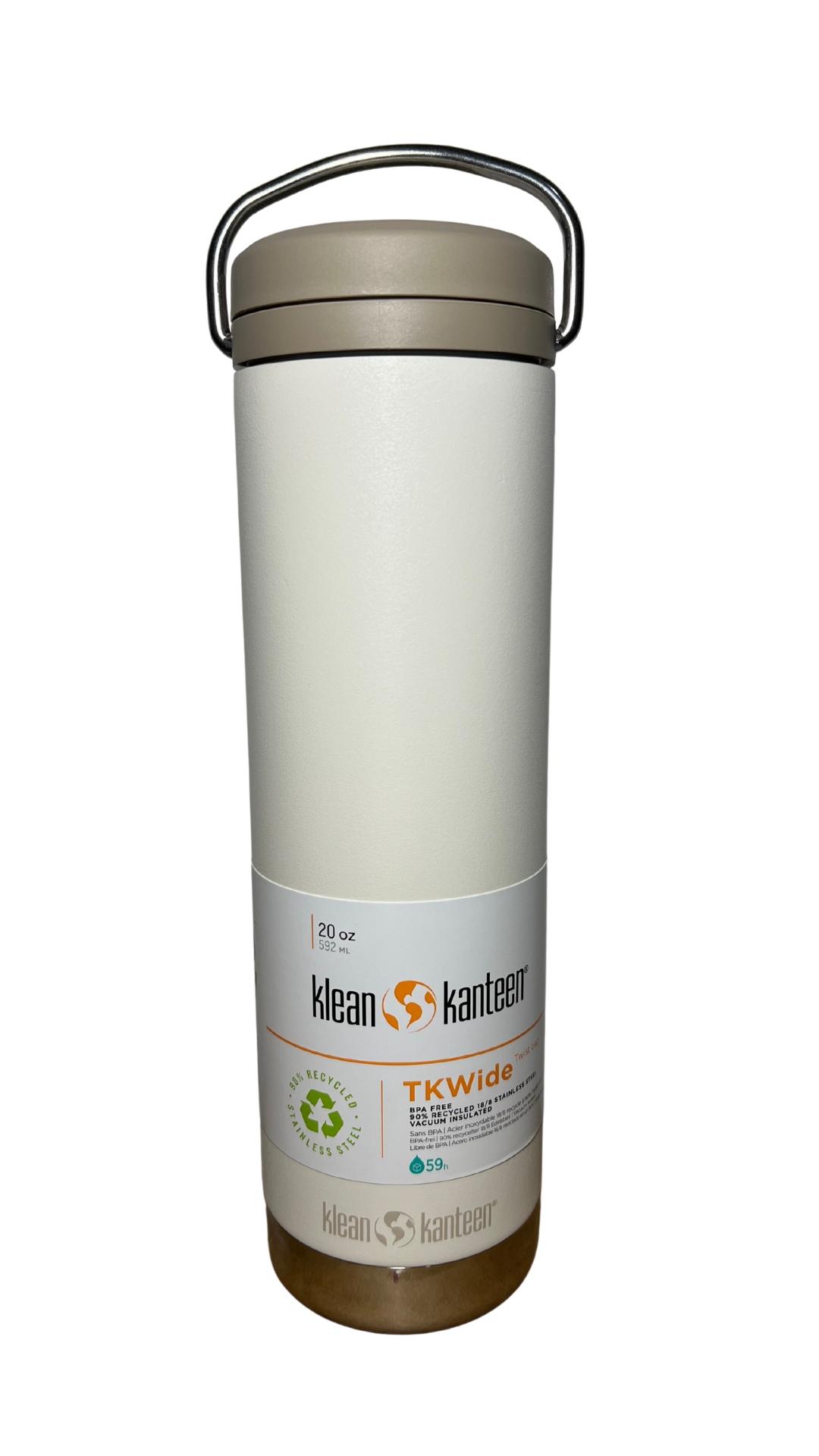 Botella Klean Kanteen TKWide 20 oz Cafe Cap Tofu