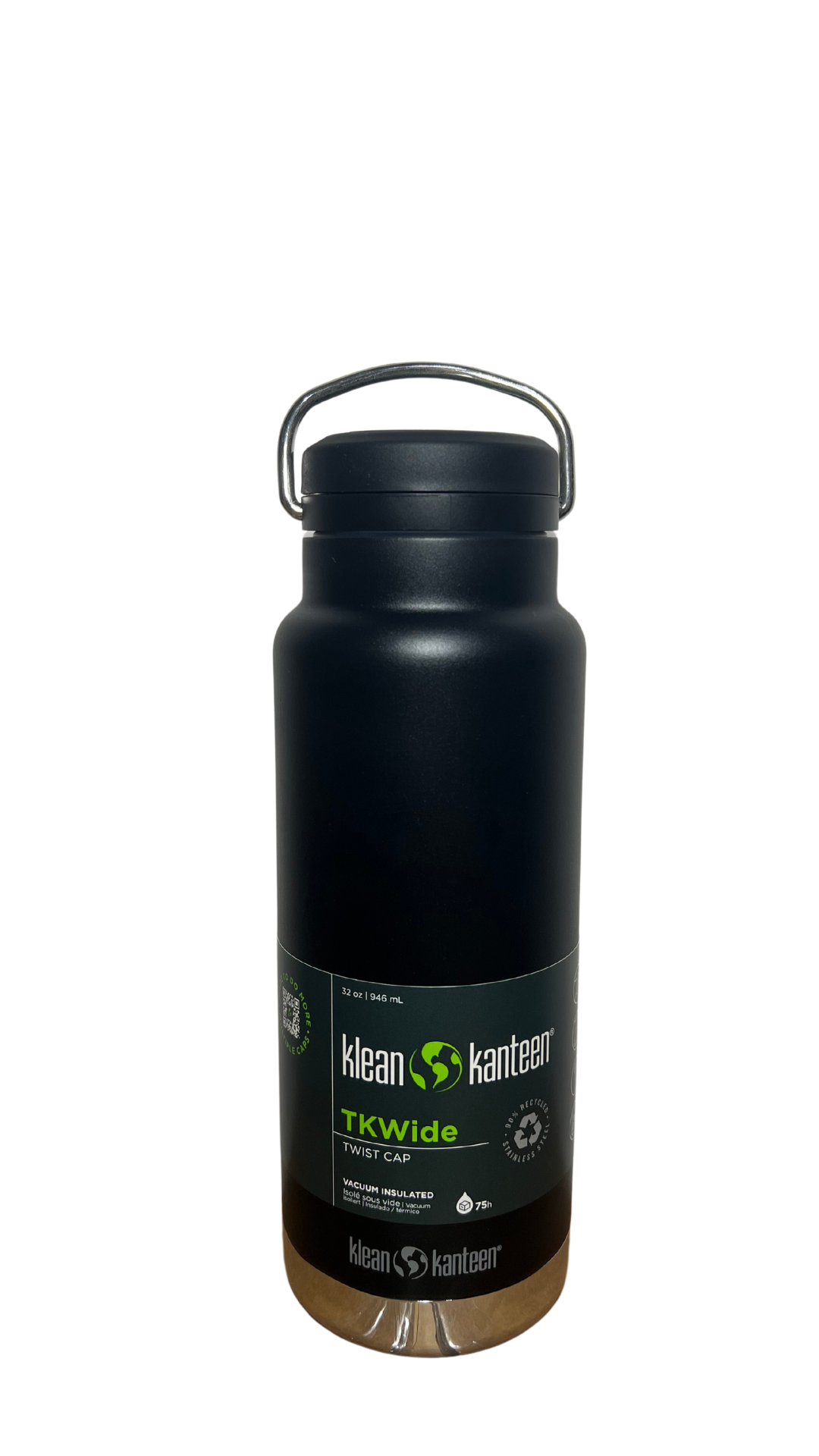 Botella TKWide 32 oz Twist Cap Black