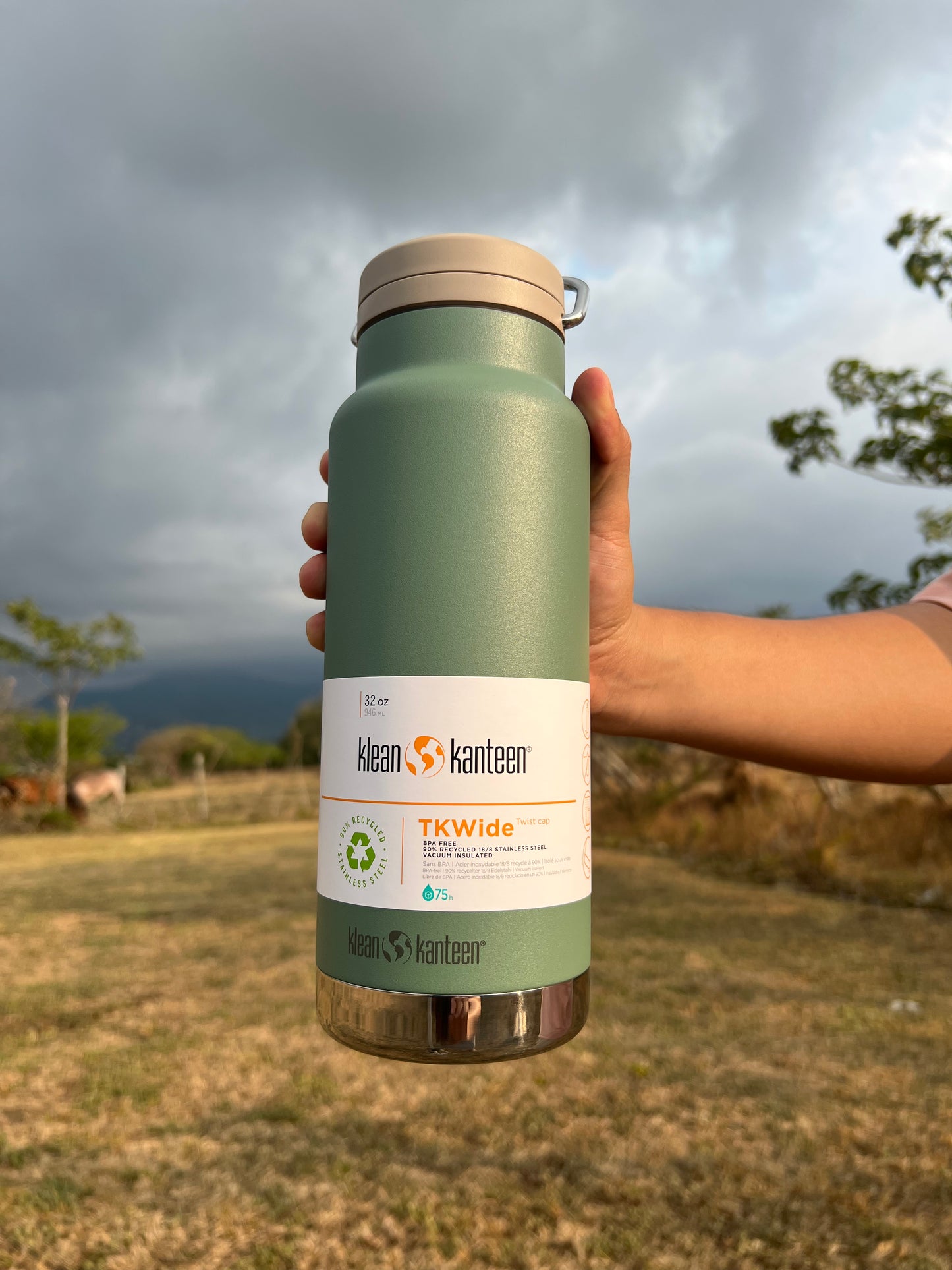 Botella Klean Kanteen TKWide 32oz (w/ Twist) Sea Spray