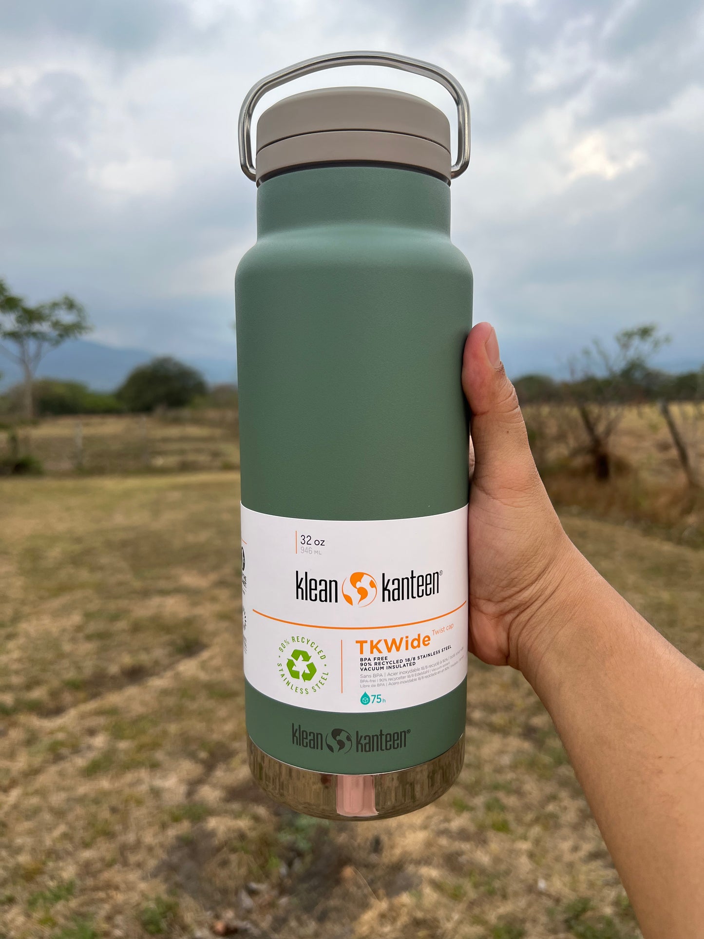 Botella Klean Kanteen TKWide 32oz (w/ Twist) Sea Spray