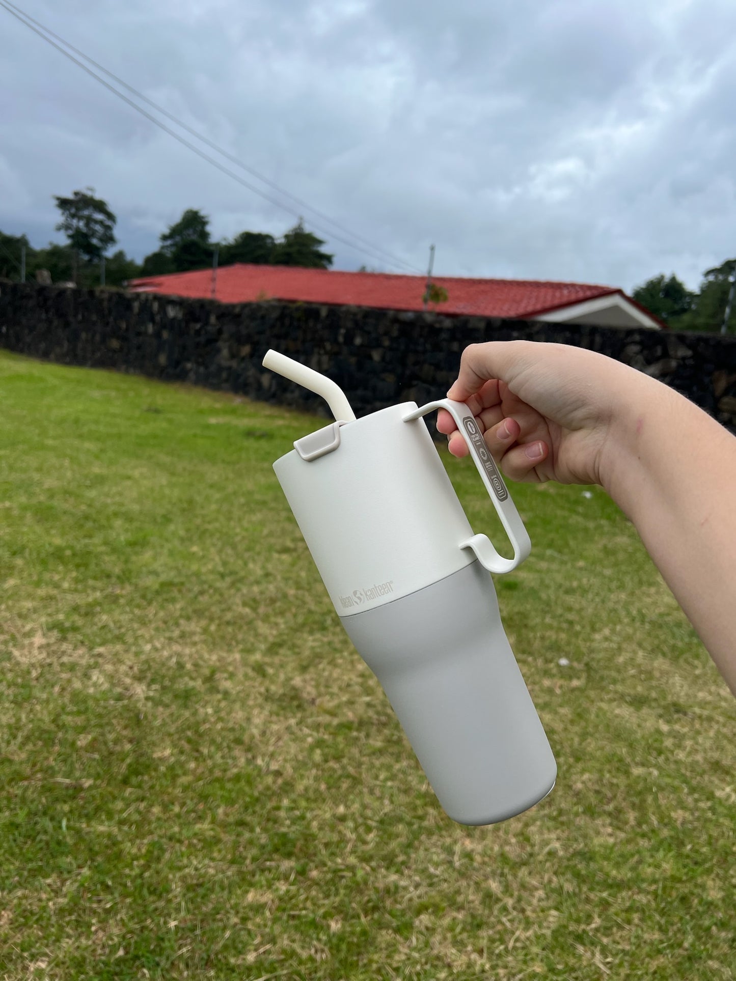 Botella Klean kanteen Rise Tumbler Flip straw Lid Tofu 36 oz