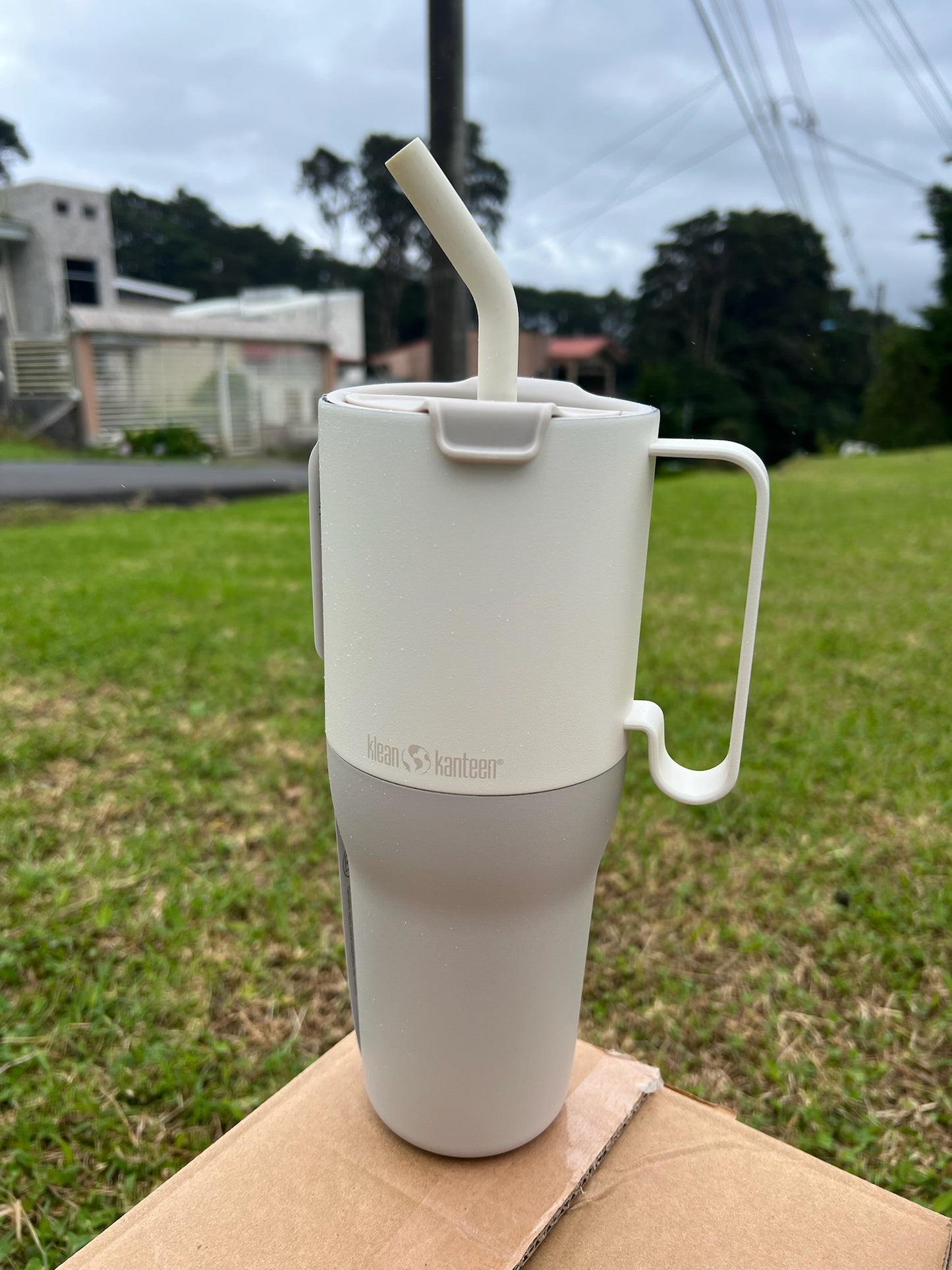 Botella Klean kanteen Rise Tumbler Flip straw Lid Tofu 36 oz