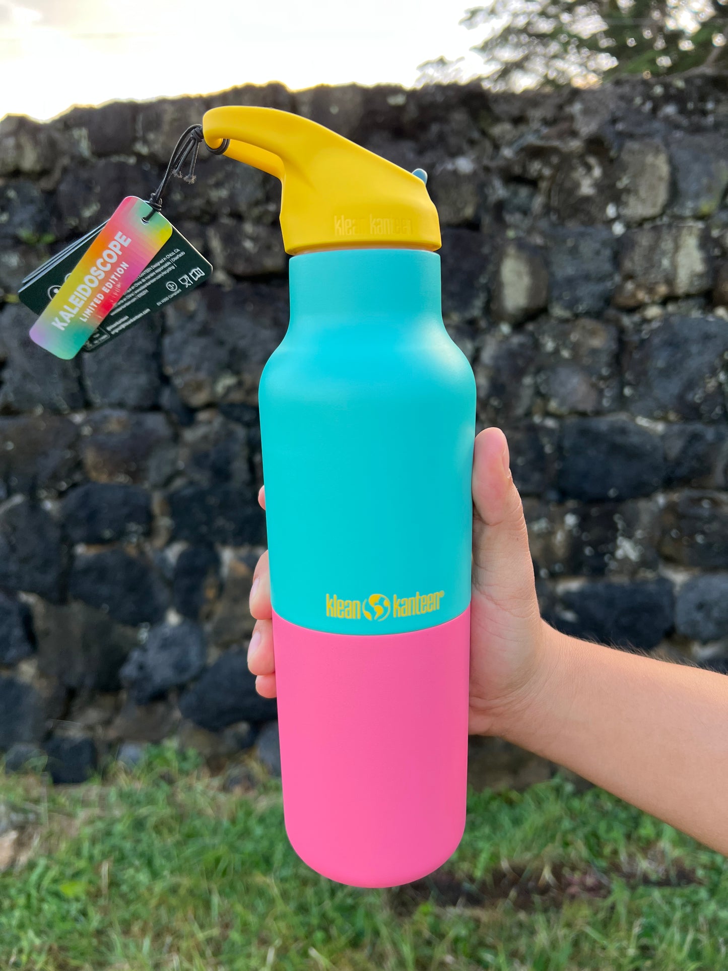Botella Klean Kanteen Turquoise Kaleidoscope Edición Limitada 16oz