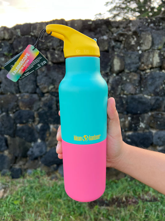 Botella Klean Kanteen Turquoise Kaleidoscope Edición Limitada 16oz